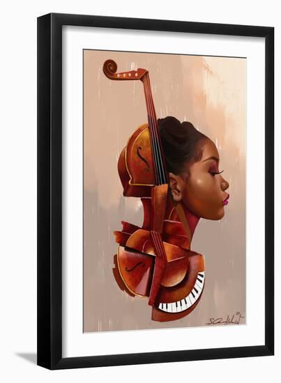 Amanti Allure-Salaam Muhammad-Framed Art Print