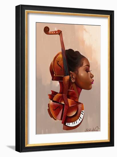 Amanti Allure-Salaam Muhammad-Framed Art Print