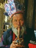 Naxi Dongba, or Wise Man or Shaman, Traditionally Acted as a Mediator with Spirit World-Amar Grover-Photographic Print