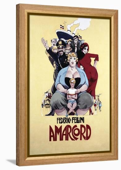 Amarcord, 1973-null-Framed Premier Image Canvas