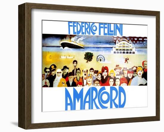 Amarcord, 1973-null-Framed Art Print