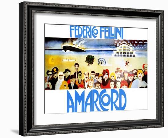 Amarcord, 1973-null-Framed Art Print