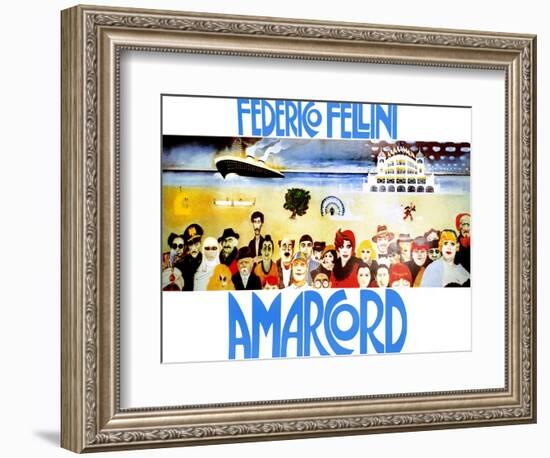 Amarcord, 1973-null-Framed Premium Giclee Print