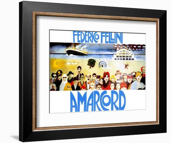 Amarcord, 1973-null-Framed Premium Giclee Print