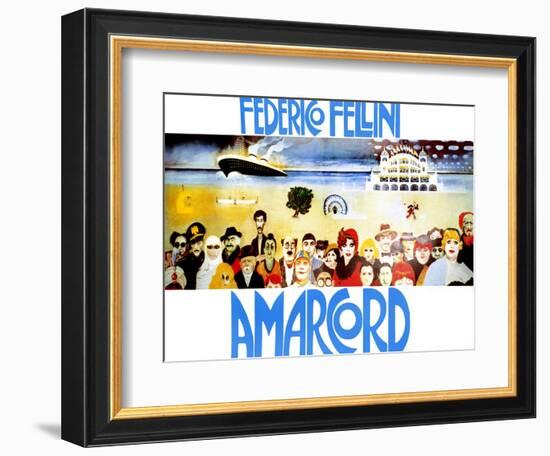 Amarcord, 1973-null-Framed Premium Giclee Print