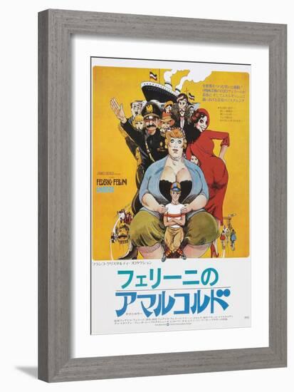 Amarcord, Japanese poster, 1973-null-Framed Art Print