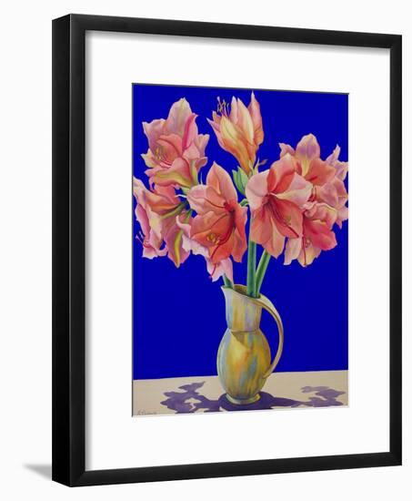 Amaryllis in a Jug, 2007-Christopher Ryland-Framed Giclee Print