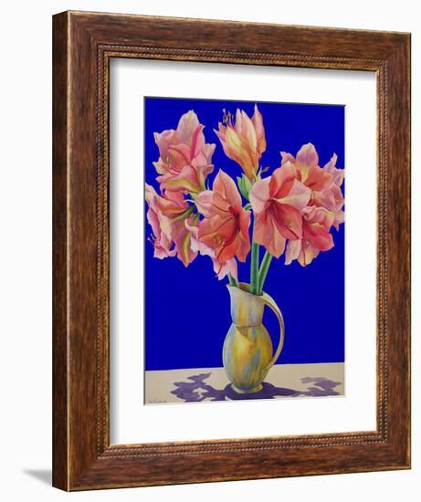 Amaryllis in a Jug, 2007-Christopher Ryland-Framed Giclee Print