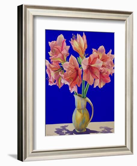 Amaryllis in a Jug, 2007-Christopher Ryland-Framed Giclee Print