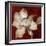 Amaryllis on Red II-Lanie Loreth-Framed Art Print