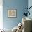 Amaryllis on Soft Blue-Silvia Vassileva-Framed Art Print displayed on a wall