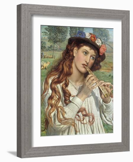 Amaryllis' or 'The Shepherdess', c.1884-William Holman Hunt-Framed Giclee Print