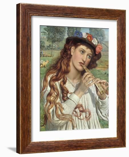 Amaryllis' or 'The Shepherdess', c.1884-William Holman Hunt-Framed Giclee Print