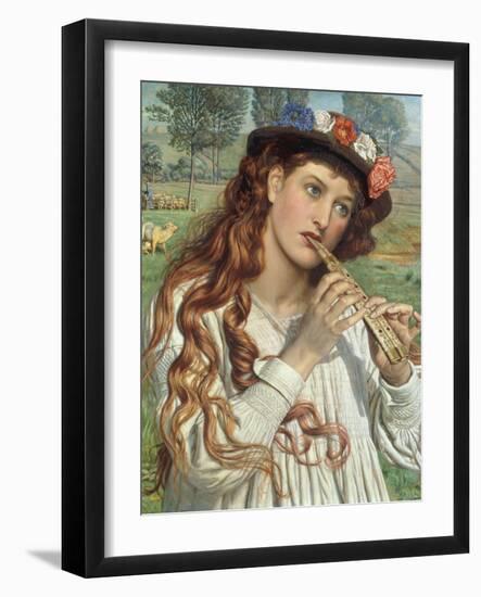 Amaryllis' or 'The Shepherdess', c.1884-William Holman Hunt-Framed Giclee Print