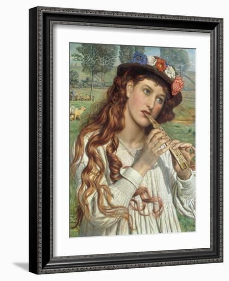 Amaryllis' or 'The Shepherdess', c.1884-William Holman Hunt-Framed Giclee Print