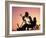 Amateur Astronomers with Meade 2080 20cm Telescope-John Sanford-Framed Photographic Print