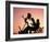 Amateur Astronomers with Meade 2080 20cm Telescope-John Sanford-Framed Photographic Print