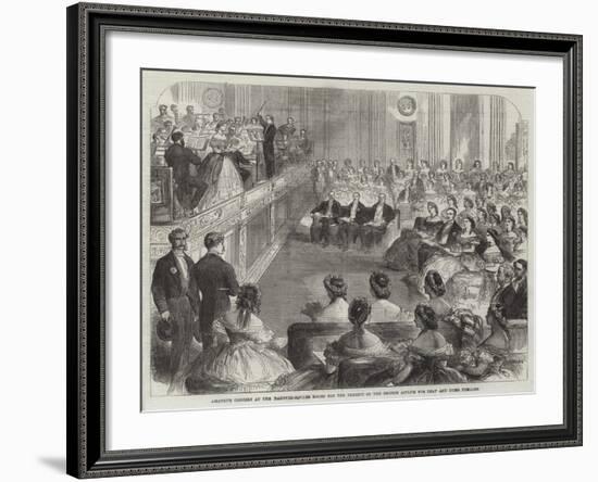 Amateur Concert at the Hanover-Square Rooms for the Benefit of the British Asylum for Deaf and Dumb-null-Framed Giclee Print