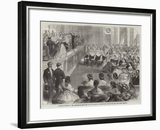 Amateur Concert at the Hanover-Square Rooms for the Benefit of the British Asylum for Deaf and Dumb-null-Framed Giclee Print