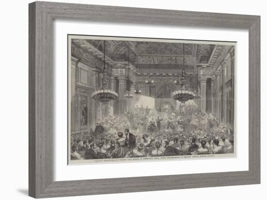 Amateur Performance by Nobility and Gentry at Freemasons' Hall-null-Framed Giclee Print