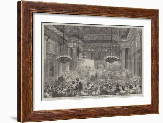 Amateur Performance by Nobility and Gentry at Freemasons' Hall-null-Framed Giclee Print