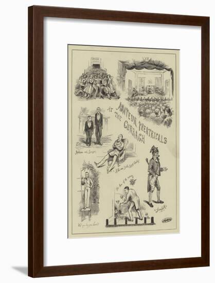 Amateur Theatricals at the Curragh-null-Framed Giclee Print