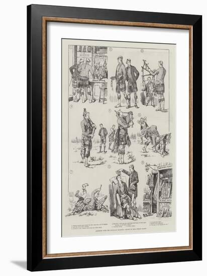 Amateurs with the Highland Bagpipes-Evelyn Stuart Hardy-Framed Giclee Print