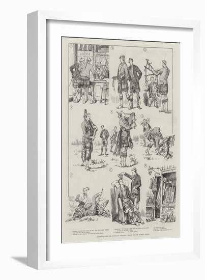 Amateurs with the Highland Bagpipes-Evelyn Stuart Hardy-Framed Giclee Print