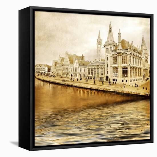 Amazing Belgium - Artistic Toned Picture-Maugli-l-Framed Stretched Canvas