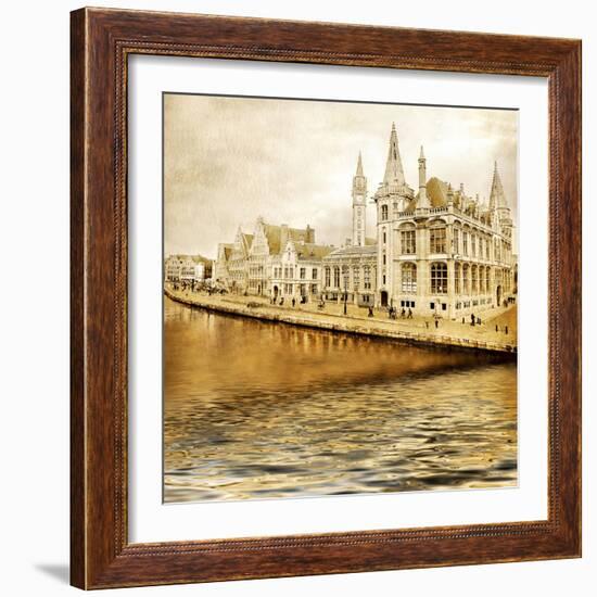 Amazing Belgium - Artistic Toned Picture-Maugli-l-Framed Art Print