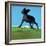 Amazing Black Dog, 2000-Marjorie Weiss-Framed Giclee Print