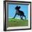 Amazing Black Dog, 2000-Marjorie Weiss-Framed Giclee Print