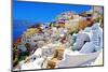 Amazing Romantic Santorini Island, Greece-Maugli-l-Mounted Photographic Print