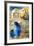 Amazing Santorini - Artwork In Painting Style-Maugli-l-Framed Premium Giclee Print