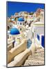 Amazing Santorini - Greek Series-Maugli-l-Mounted Photographic Print