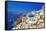 Amazing Santorini - Travel In Greek Islands Series-Maugli-l-Framed Stretched Canvas