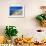 Amazing Santorini - Travel In Greek Islands Series-Maugli-l-Framed Premium Giclee Print displayed on a wall