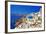 Amazing Santorini - Travel In Greek Islands Series-Maugli-l-Framed Premium Giclee Print