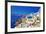 Amazing Santorini - Travel In Greek Islands Series-Maugli-l-Framed Art Print