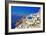 Amazing Santorini - Travel In Greek Islands Series-Maugli-l-Framed Art Print