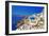 Amazing Santorini - Travel In Greek Islands Series-Maugli-l-Framed Art Print