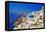 Amazing Santorini - Travel In Greek Islands Series-Maugli-l-Framed Stretched Canvas