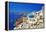 Amazing Santorini - Travel In Greek Islands Series-Maugli-l-Framed Stretched Canvas