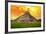 Amazing Sky over Kukulkan Pyramid in Chichen Itza, Mexico-Patryk Kosmider-Framed Photographic Print