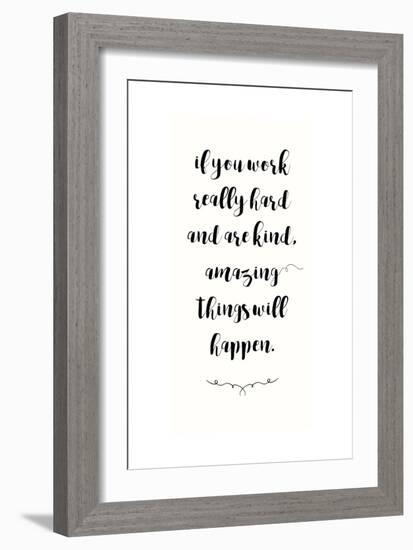 Amazing Things Will Happen 2-Bella Dos Santos-Framed Art Print