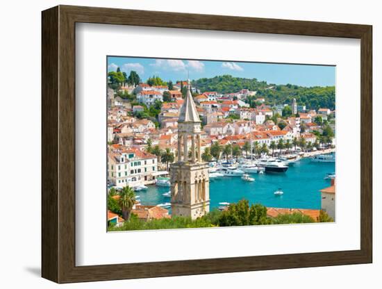 Amazing Town of Hvar Harbor-xbrchx-Framed Photographic Print