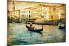 Amazing Venice - Artwork In Painting Style-Maugli-l-Mounted Art Print