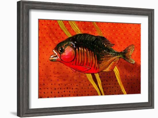 Amazon Piranha-John Newcomb-Framed Giclee Print