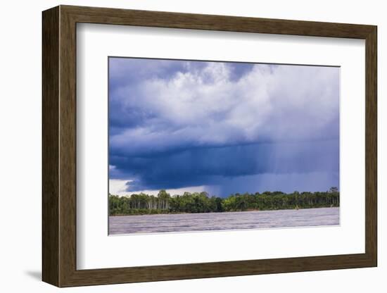 Amazon Rainforest Storm, Coca, Ecuador, South America-Matthew Williams-Ellis-Framed Photographic Print