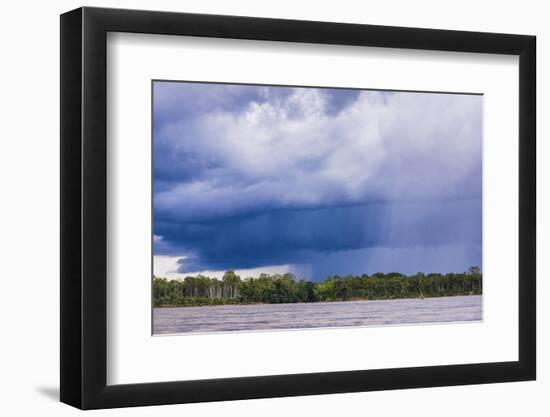 Amazon Rainforest Storm, Coca, Ecuador, South America-Matthew Williams-Ellis-Framed Photographic Print
